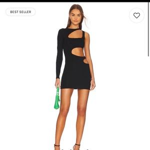 Revolve Jamie Cut Out Dress in Black